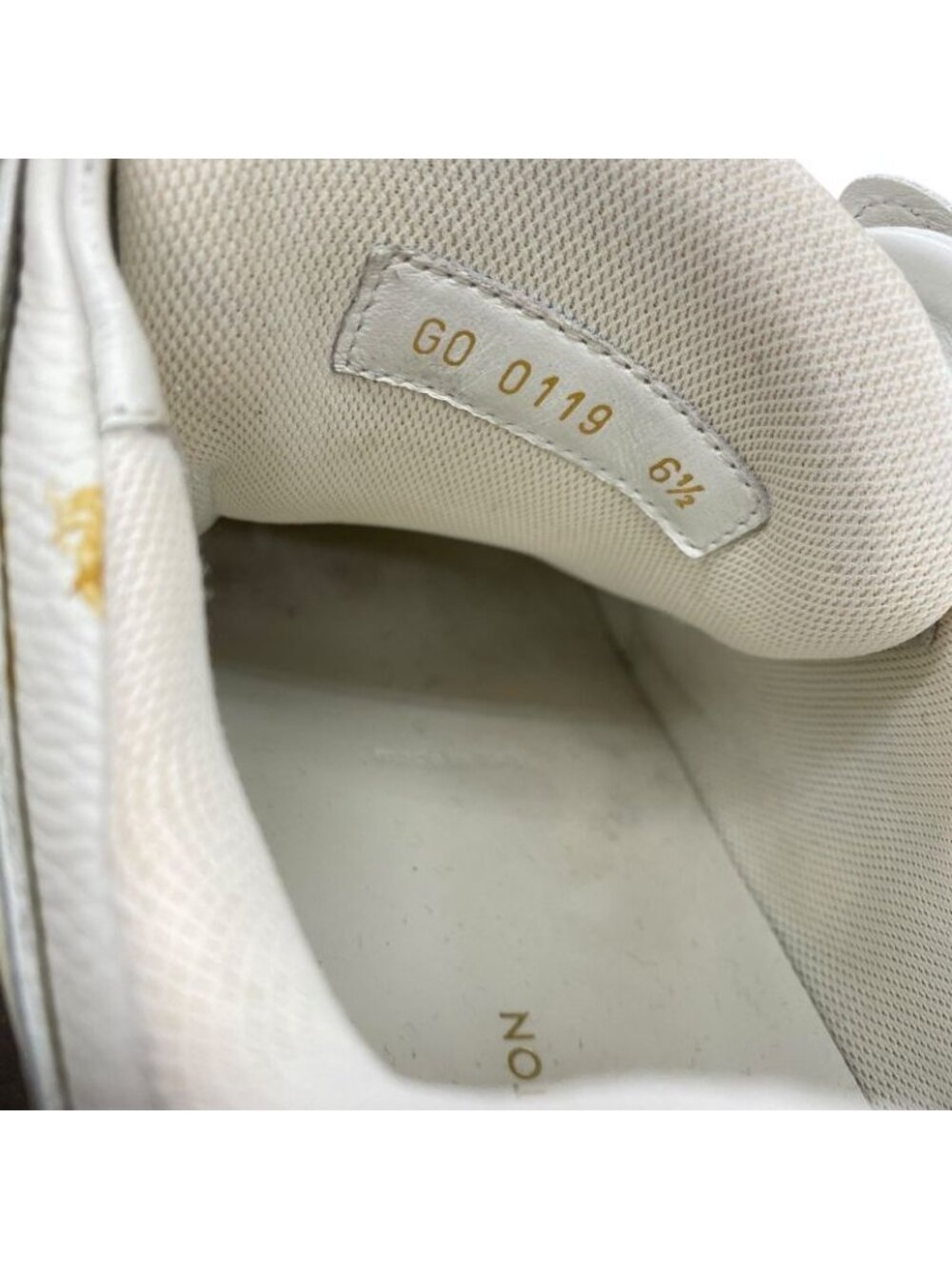 Louis Vuitton Zig Zak Line Sneakers 6 1 2 White Shoes - Picture 12 of 13